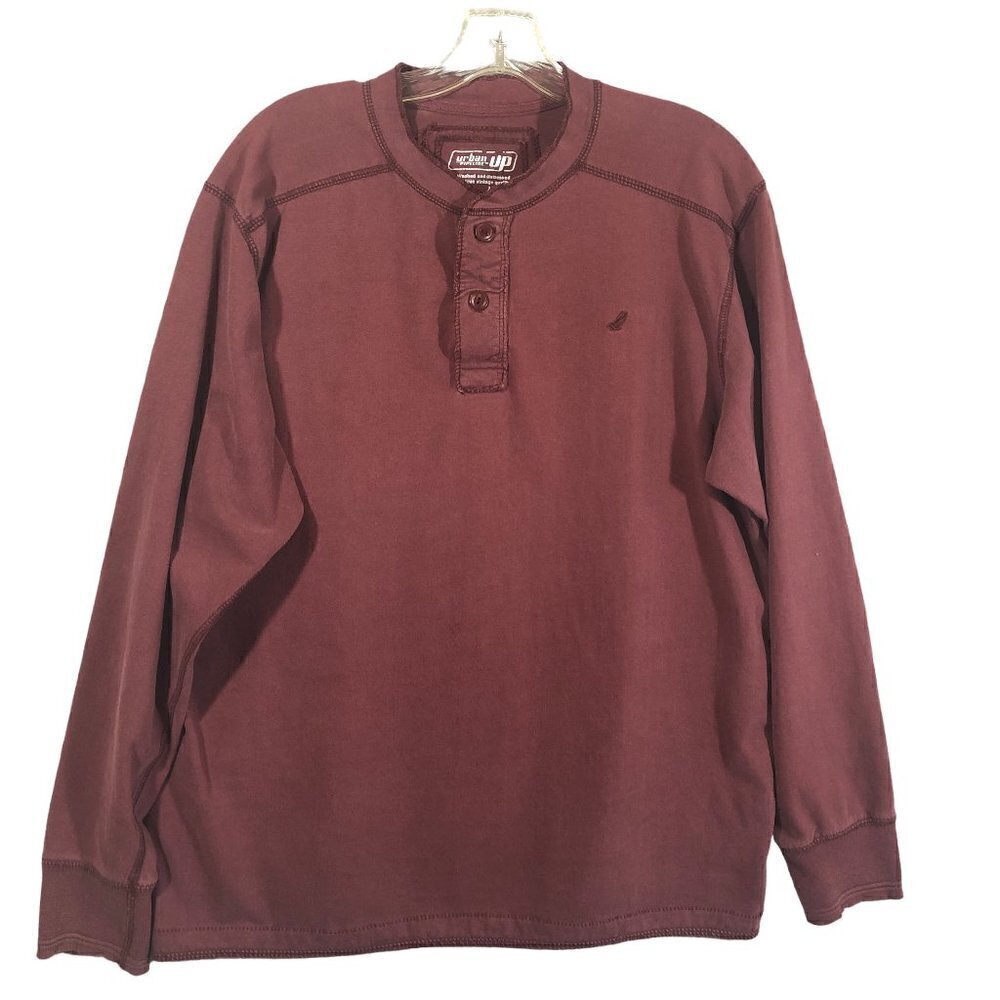 Urban Pipeline Men's Red Long-Sleeve Shirt Size L